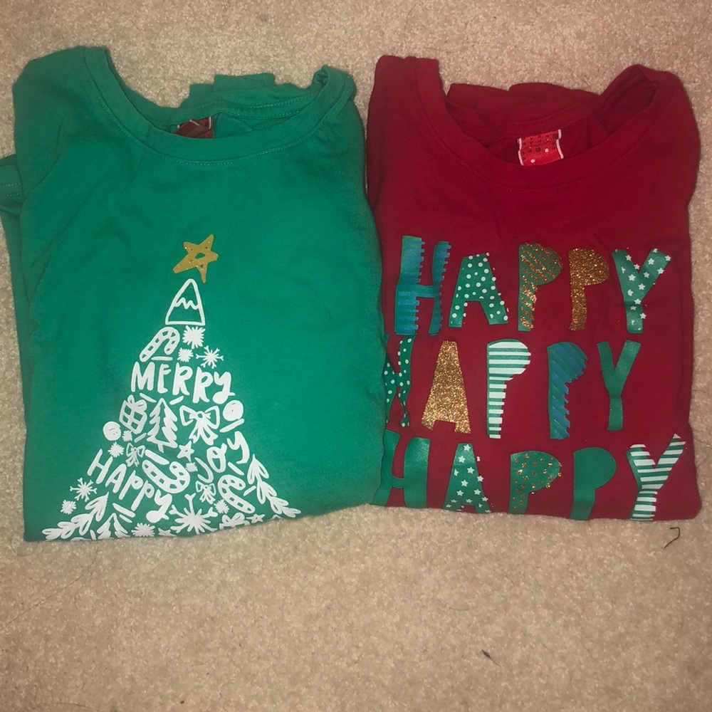 Girls Christmas T-shirts
